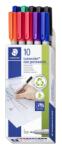 STAEDTLER Маркер Staedtler Lumocolor Non-P 0, 6мм ass (10) (316 B10)