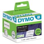 DYMO Етикет Кораб/наименуване 54x101 перм бял(220) (S0722430)