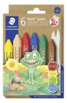 STAEDTLER Восъчни пастели Noris Junior асорти (6) (224 C6)