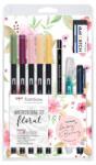 Tombow Marker ABT Dual Brush комплект Floral (9) (WCS-FL)