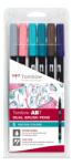 Tombow Маркер Tombow ABT Dual Brush 6P-5 Vintage (6) (ABT-6P-5)