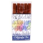 Artline Комплект Artline Supreme Calligraphy Pen 5 - сепия (EPF-240/5W/4)