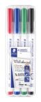 STAEDTLER WB Маркер Lumocolor кръгъл 1мм асорти (4) (301 WP4)