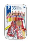 STAEDTLER цветни моливи шестоъгълни в метална кутия асортимент (36) (175 M36)