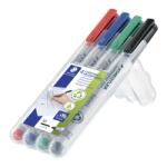 STAEDTLER Маркер Staedtler Lumocolor Non-P 1, 0мм асорти (4) (315 WP4)