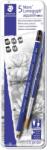 STAEDTLER Молив Марс Лумограф Акварел+четка асортимент (5) (100A G6)