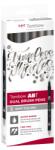 Tombow Томбоу маркер ABT Dual Brush 6C-6 сиви цветове картон (6) (ABT-6C-6)