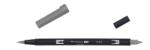Tombow Маркер Tombow ABT Dual Brush N55 хладно сиво 7 (ABT-N55)
