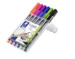 STAEDTLER Маркери Staedtler Lumocolor Permanent 0, 6 мм, асортимент (6) (318 WP6-1)