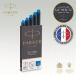 Parker Пълнител Parker дълги патрончета за писалка с миещо се синьо мастило (5) (1950208)