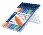 STAEDTLER Фиберпeн Triplus Color 1, 0 мм ас (10) (323 SB10)