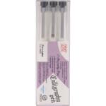 ZIG Калиграфски Писалки 3 - комплект черни (pcs/3v black)