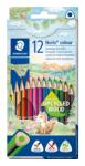 STAEDTLER Цветни моливи Noris Upcycled Wood триъгълни (12) (187 C12)