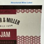 GrafiskHandellabel Structured wine label test roll - 4 meter (testroll2)