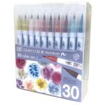 ZIG Clean Color Pensel Pen Комплект A с 30 бр (RB-6000AT/30VA)