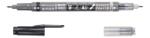 Tombow Marker Fudenosuke TWIN мек черен/сив (WS-TBS)