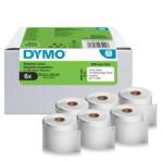 DYMO Етикети Dymo LabelWriter 102 мм x 210 мм DHL 6 ролки по 140 етикета бр (2177565)