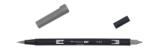 Tombow Маркер ABT Dual Brush N35 хладно сиво 12 (ABT-N35)