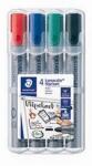 STAEDTLER Маркер Staedtler Lumocolor за флипчарт, заоблен връх 2 мм, асортимент (4) (356 WP4)