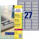 AVERY Heavy duty етикети сребристи 63, 5 x 29, 6 мм, 20 бр (L6011-20)