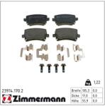 ZIMMERMANN Set placute frana ZIMMERMANN 23914.170. 2 (23914.170.2)