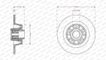 FERODO Disc frana FERODO DDF3341C-1 (DDF3341C-1) - automobilus