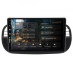 HUB64 Navigatie HUB64 Fiat 500 (2007-2014), 6GB RAM, Android 13, Octacore, Slot Sim 4G, DSP, GPS, Wi-FI, Carplay, Android Auto, USB, Bluetooth, Waze, Touchscreen, 9 Inch (HB-649006+AD-BGRKIT362V3)