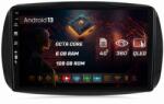 HUB64 Navigatie HUB64 Smart For Two (2016-Prezent), 6GB RAM, Android 13, Octacore, Slot Sim 4G, DSP, GPS, Wi-FI, Carplay, Android Auto, USB, Bluetooth, Waze, Touchscreen, 9 Inch (HB-649006+AD-BGRKIT412)