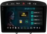 HUB64 Navigatie 2K HUB64 Peugeot 308/408 (2008-2013), 8GB RAM, Android 13, Octacore, Slot Sim 4G, DSP, GPS, Wi-FI, Carplay, Android Auto, USB, Bluetooth, Waze, Touchscreen, 9.5 Inch (HB-6490082K+AD-BGRKIT26