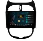 HUB64 Navigatie 2K HUB64 Peugeot 206 (1998-2012), 4GB RAM, Android 13, Octacore, Slot Sim 4G, DSP, GPS, Wi-FI, Carplay, Android Auto, USB, Bluetooth, Waze, Touchscreen, 9.5 Inch (HB-6490042K+AD-BGRKIT262)