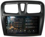 HUB64 Navigatie HUB64 Dacia Logan / Sandero, 4GB RAM, Android 13, Quadcore, DSP, GPS, Wi-FI, Carplay, Android Auto, USB, Bluetooth, Waze, Touchscreen, 9 inch (HB-649004L+AD-BGRKIT375)