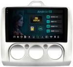 HUB64 Navigatie 2K HUB64 Ford Focus MK2 (2004-2011), Clima Manuala, 4GB RAM, Android 13, Octacore, Slot Sim 4G, DSP, GPS, Wi-FI, Carplay, Android Auto, USB, Bluetooth, Waze, Touchscreen, 9.5 Inch (HB-649004