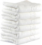 Kotonia Home Set 6 prosoape Kotonia Home Hotel - Greek Border Jacquard, 30x50 cm, 100% bumbac, alb (004440-3050) Prosop