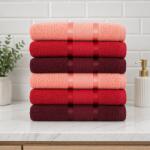 Kotonia Home Set 6 prosoape baie Kotonia Home, 50x90 cm, 100% bumbac, 420gmp, multicolor - 07 (004896) Prosop
