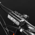 SpectrumPoint Lumina frontala profesionala bicicleta, luminozitate 1000 lumeni, baterie interna 2000 mAh, incarcare USB, negru (SP-72)