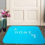 Kotonia Home Covor de intrare Home antiderapant, 100% pvc - 38x55 cm, turquoise (004310) Pres