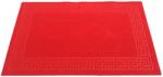 Kotonia Home Covoras intrare antiderapant - Decor Greek Border uni, 45x75 cm, 100% pvc, rosu (002955) Pres