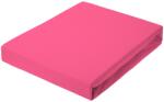 Kotonia Home Husa pat cu elastic Kotonia Home - Tricot, 100% bumbac, fuxia, 180x200+20 cm (003071-180)