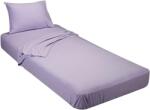 Kotonia Home Set pentru pat Kotonia Home husa cu elastic + 1 fata perna 50×70 cm - Jersey, 100% bumbac, pentru saltea 100×200+20 cm, Lila (001645-li)