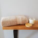 Kotonia Home Prosop baie Rise Jacquard - 100% Bumbac, 50x90 cm, 500g/mp, bej (003025-5090) Prosop