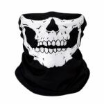 FIXATO Bandana Moto FIXATO, Protectie UV, Material elastic, respirabil, Marime universala, Negru (bandana-craniu)