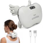 iHunt Aparat de masaj cervical si umeri iHunt SPA HandTouch Neck 3D, Tehnologie masaj bionic/imitare maini umane, Incalzire, Reincarcabil, Alb (00003509) Aparat de masaj