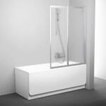 RAVAK Supernova - Paravan de cadă pliabil, 2 piese VS2 105, 105x140 cm, satin/Grape 796M0U00ZG (796M0U00ZG)