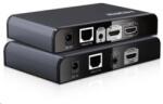 PremiumCord Extensor HDMI PREMIUMCORD până la 120 m prin LAN, over IP, HDBitT, ieșire HDMI locală (khext120-9)