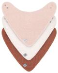 Lassig Лигавник-бандана Lassig - Muslin, 3 броя, Powder Pink (4042183427683) - ozone