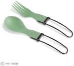 GSI Outdoors Tekk Folding Cutlery Set kemping evőeszköz, zöld