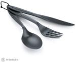 GSI Outdoors Ring Cutlery Set evőeszközkészlet, sötétszürke ()