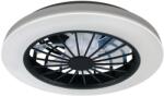 Polux Plafonieră LED dimmabilă cu ventilator GHANA LED/24W/230V alb/negru+telecomandă (SA2495)