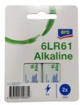 aro alkáli elem 9V 6LR61 2 db