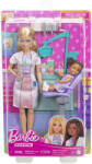 Mattel Barbie Set De Joaca Papusa Barbie Blonda Face Cariera Stomatolog (MTJCR71_JCR74) - roua Papusa